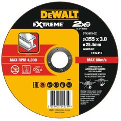 DEWALT Disc debitare otel EXTREME, 355x25.4x3mm, DeWALT (DT43975-QZ) - bricolaj-mag