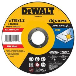 DEWALT Disc debitare inox, 115x22.23x1.2mm, DeWALT (DT43903-QZ) - bricolaj-mag