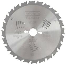 DEWALT Panza fierastrau circular EXTREME, pentru lemn dur/MDF 250x30x3mm, DeWALT (DT4301-QZ) - bricolaj-mag Disc de taiere
