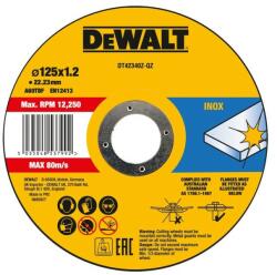 DEWALT Disc debitare inox, 115x22.23x1.2mm, DeWALT (DT42340Z-QZ) - bricolaj-mag