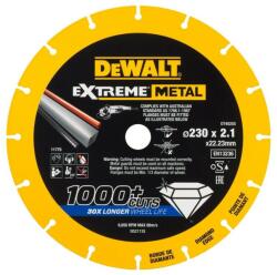 DEWALT Disc diamantat pentru metal/otel EXTREME, 230x22.23x2.1mm, DeWALT (DT40255-QZ) Disc de taiere