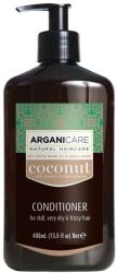 Arganicare ultratápláló hajbalzsam kókuszolajjal, fényes, nagyon száraz és göndörödő hajra, 400 ml