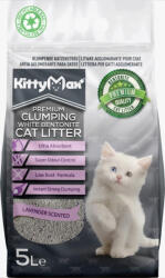 KittyMax Asternut Igienic Bentonita Premium KittyMax Lavander pentru Pisici 5 l
