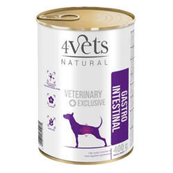 4Vets NATURAL Dieta veterinara Gastro Intestinal Support pentru caini 4VetS, 400 g