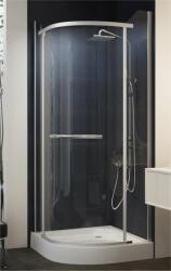 Negyedköríves, keret nélküli nyílóajtós zuhanykabin 90x90x195 (22.1532TN-90/3)