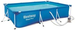 Bestway 56411 Medence Steel Pro Konstrukcioval 300x201x66cm + Szuro /004765/