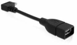 BlackBird cablu USB 2.0 micro-b de sex masculin 90 grade la USB 2.0-a de sex feminin, 11cm BH1305 (BH1305)