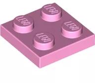 LEGO® 3022c104 - LEGO világos pink lap 2 x 2 méretű (3022c104)