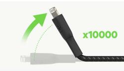 Belkin BOOST CHARGE Cablu USB-A la Lightning, împletitură - 2M - negru (CAA002bt2MBK)
