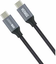 YENKEE YCU 323 BK 1 metru cablu de încărcare și date USB C 3.1 Gen2 / / USB C 3.1 Gen 2 (YCU 323 BK)