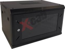 Xcab Cabinet metalic de perete 19, tip rack wallmount, 9U 600x450 mm, Xcab Negru Xcab-9U45S. 9004 (XCAB-9U45S.9004)