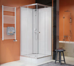  Hátfalas szögletes zuhanykabin tálcával 90X90X200cm (22.1762C-90/3)