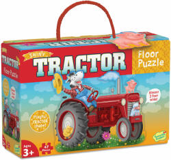 Peaceable Kingdom Traktor alakú padló puzzle, fényes traktorpadló puzzle (JL14125381)