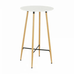  Bárasztal, fehér/tölgy, átmérő 60 cm, IMAM (0000261519)