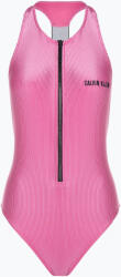 Calvin Klein Costum de baie dintr-o bucată pentru femei Calvin Klein Racerback One Piece bold pink