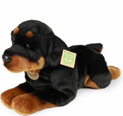 Rappa Câine Rottweiler de pluș culcat 39 cm ECO-FRIENDLY (RP231054)