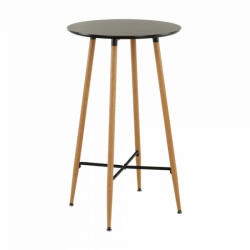  Bárasztal, fekete/tölgy, átmérő 60 cm, IMAM (0000261521)