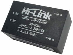 Hi-Link Tápegység 240V / 3, 3V 1500mA HLK-5M03 nyomtatható változat