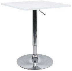  Bár asztal állítható magasságú, fehér, 60x70-91 cm, FLORIAN 2 NEW (0000261274)