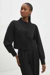 Answear Lab geaca femei, culoarea negru, de tranzitie BBYH-KUD01H_99X