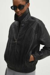 Answear Lab geaca femei, culoarea negru, de tranzitie, oversize BBYH-KUD01J_99X