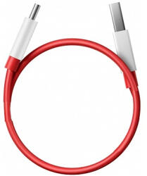 OnePlus Warp Charge DL129 töltőkábel, szupergyors adatkábel USB-A to USB-C, piros (100W, 10A, 100cm, 5461100530)