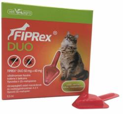 Fiprex Duo 50 mg + 60 mg rácsepegtető oldat macskáknak és vadászgörényeknek 1x - pawcity