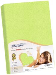 Bellatex Cearșaf din frotir Bellatex Kamilka verde deschis, 90 x 200 cm, 90 x 200 cm