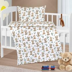 Bellatex Lenjerie de pat pentru copii Bellatex AgataCăprioara cu ursulețul, 90 x 135 cm, 45 x 60 cm Lenjerie de pat