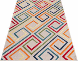  TERZO bézs színes mintás szőnyeg Méret: 80x200 cm (TA77781/1B)