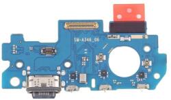 tel-szalk-19297028373 Samsung Galaxy A34 5G töltőcsatlakozó port, töltő csatlakozó flex (tel-szalk-19297028373)