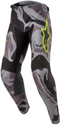 Alpinestars Pantaloni motocross Alpinestars Racer Tactical 2024 gri camo-galben fluo-negru (AIM171-0172)