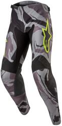 Alpinestars Pantaloni motocross Alpinestars Racer Tactical gri camo-galben fluo-negru (AIM171-0172)