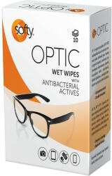 Wet Wipe Softy Optic nedves tisztítókendő szemüvegre, kijelzőre 10 db-os (ALSNTOP10)
