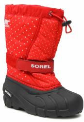 Sorel Cizme de zăpadă Sorel Youth Flurry Print NY3503-646 Cherrybomb/Black