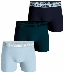 Björn Borg Boxeri sport bărbați "Björn Borg Cotton Stretch Boxer 3P - blue/green/navy blue