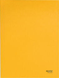 Leitz 3-pólyás mappa, A4, karton, sárga, Recycle (39060015)