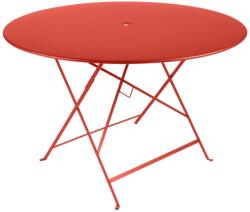 Fermob Narancssárga fém összecsukható asztal Fermob Bistro Ø 117 cm (FB-0237-45)