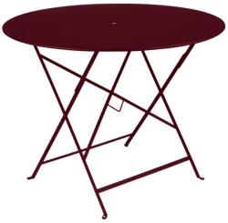 Fermob Cseresznyepiros fém összecsukható asztal Fermob Bistro Ø 96 cm (FB-0235-B9)