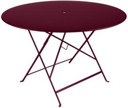 Fermob Cseresznyepiros fém összecsukható asztal Fermob Bistro Ø 117 cm (FB-0237-B9)