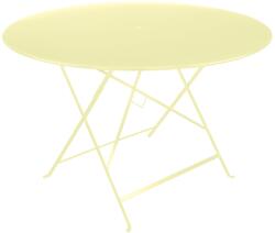 Fermob Citromsárga fém összecsukható asztal Fermob Bistro Ø 117 cm (FB-0237-A6)