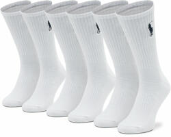 Ralph Lauren 3 pár uniszex hosszú szárú zokni Polo Ralph Lauren 449858064001 Fehér 36_46 Férfi