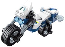 Qman - Rendőr robot 3. - Szélsebes motorbicikli - lego-kompatibilis építőjáték (41104-3)