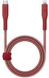 Energea Flow C94 Lightning - USB-C kábel 60W 3A PD 1, 5m - piros