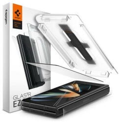  Samsung Galaxy Z Fold4 5G SM-F936B, Kijelzővédő fólia, ütésálló fólia (az íves részre is! ), Tempered Glass (edzett üveg), Full Cover, Spigen Ez Fit, Clear