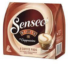 Douwe Egberts Paduri de cafea Senseo Cappuccino Baileys, 8 paduri, 92 g