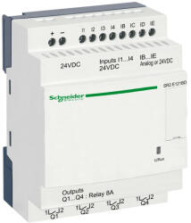 Schneider Electric Schneider SR2E121BD 12 I/O, 4 analóg bemenet relés, óra, 24VDC (SR2E121BD)