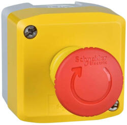 Schneider Electric Schneider XALK178F Harmony XALK tokozott , sárga, piros gombafejű nyomógomb, forgatásra kioldó (XALK178F)