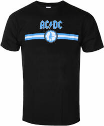ROCK OFF Tricou bărbați AC DC - Blue Logo & Stripe - BL - ROCK OFF - ACDCTS80MB