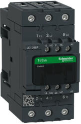 Schneider Electric Schneider LC1D50AM7 3 pólusú Everlink mágneskapcsoló (AC3, 400V 50A), 220V AC 50/60Hz (LC1D50AM7)
